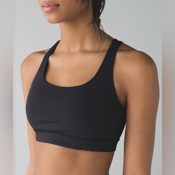 Lululemon Energy Bra “Grateful” detailing 
Black - Picture 5 of 9